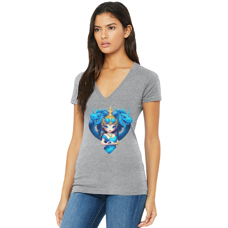 Women's Short Sleeve V-Neck T-Shirt