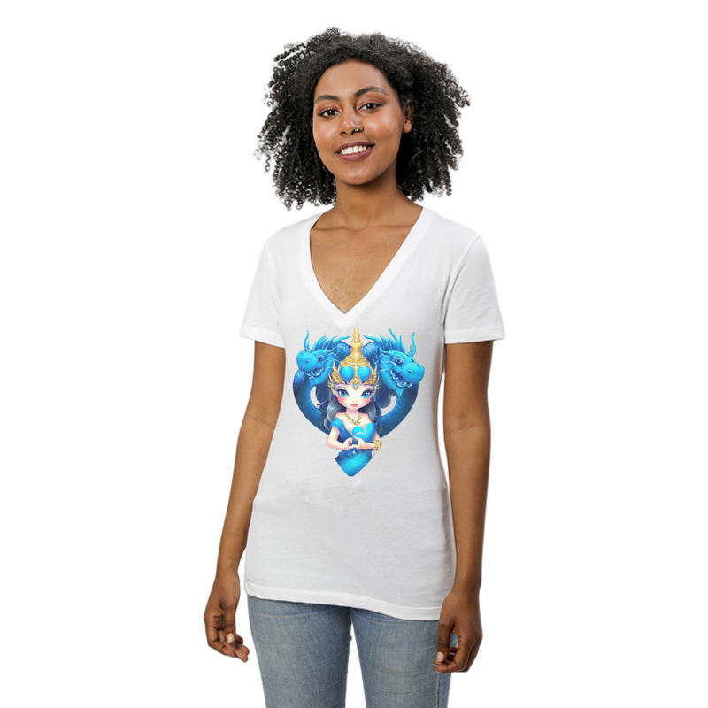 Women's Short Sleeve V-Neck T-Shirt