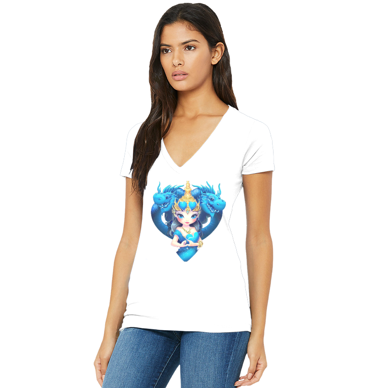 Women's Short Sleeve V-Neck T-Shirt